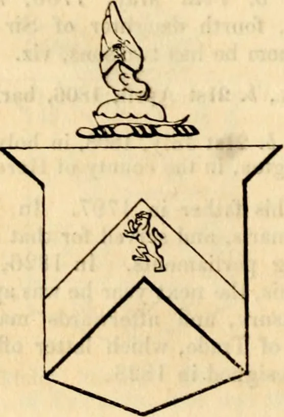 An illustration from A genealogical and heraldic history of the landed gentry ; or, Commoners of Great Britain and Ireland enjoying territorial possessions or high official rank : but uninvested with heritable honours, 1837, leaf 360