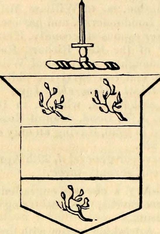 An illustration from A genealogical and heraldic history of the landed gentry ; or, Commoners of Great Britain and Ireland enjoying territorial possessions or high official rank : but uninvested with heritable honours, 1837, leaf 366