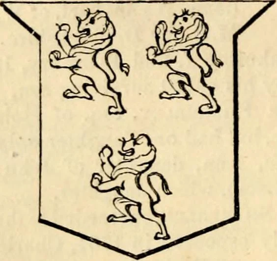 An illustration from A genealogical and heraldic history of the landed gentry ; or, Commoners of Great Britain and Ireland enjoying territorial possessions or high official rank : but uninvested with heritable honours, 1837, leaf 38