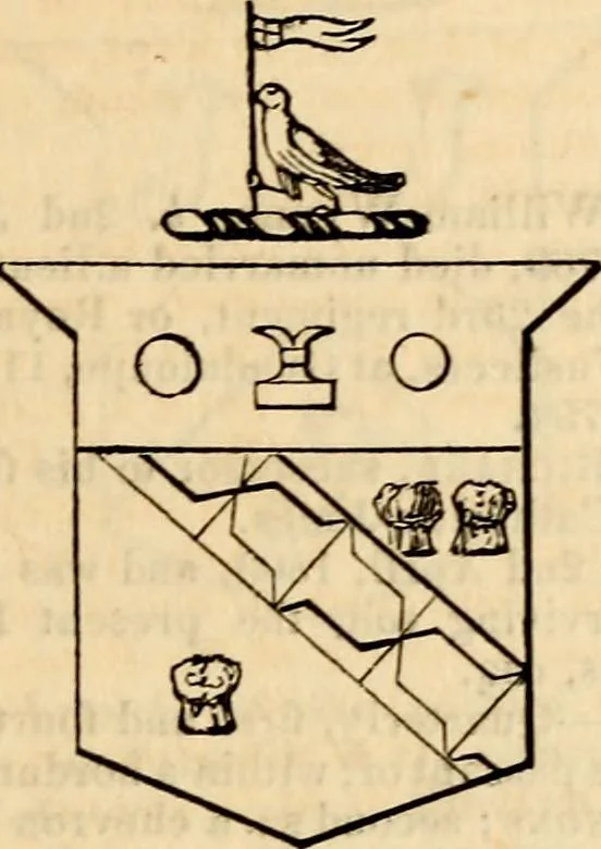 An illustration from A genealogical and heraldic history of the landed gentry ; or, Commoners of Great Britain and Ireland enjoying territorial possessions or high official rank : but uninvested with heritable honours, 1837, leaf 397