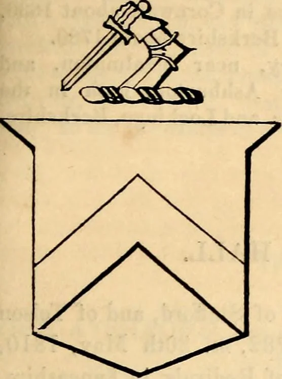 An illustration from A genealogical and heraldic history of the landed gentry ; or, Commoners of Great Britain and Ireland enjoying territorial possessions or high official rank : but uninvested with heritable honours, 1837, leaf 43