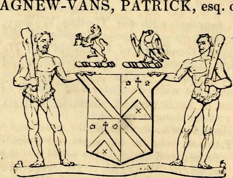 An illustration from A genealogical and heraldic history of the landed gentry ; or, Commoners of Great Britain and Ireland enjoying territorial possessions or high official rank : but uninvested with heritable honours, 1837, leaf 460