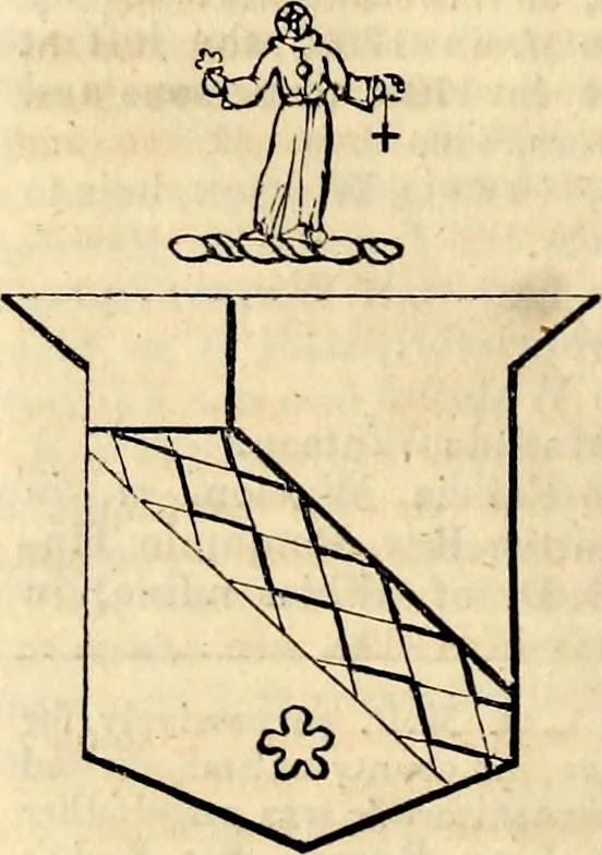 An illustration from A genealogical and heraldic history of the landed gentry ; or, Commoners of Great Britain and Ireland enjoying territorial possessions or high official rank : but uninvested with heritable honours, 1837, leaf 466