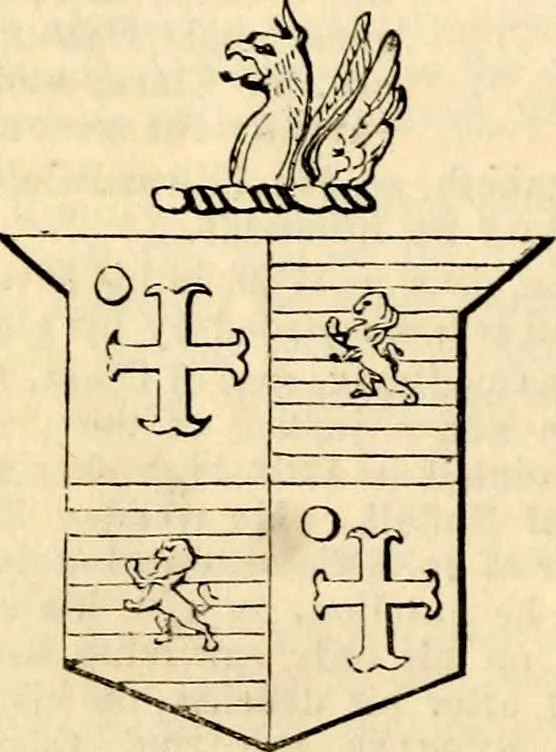 An illustration from A genealogical and heraldic history of the landed gentry ; or, Commoners of Great Britain and Ireland enjoying territorial possessions or high official rank : but uninvested with heritable honours, 1837, leaf 512