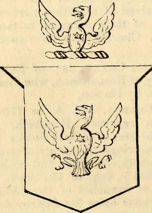 An illustration from A genealogical and heraldic history of the landed gentry ; or, Commoners of Great Britain and Ireland enjoying territorial possessions or high official rank : but uninvested with heritable honours, 1837, leaf 516
