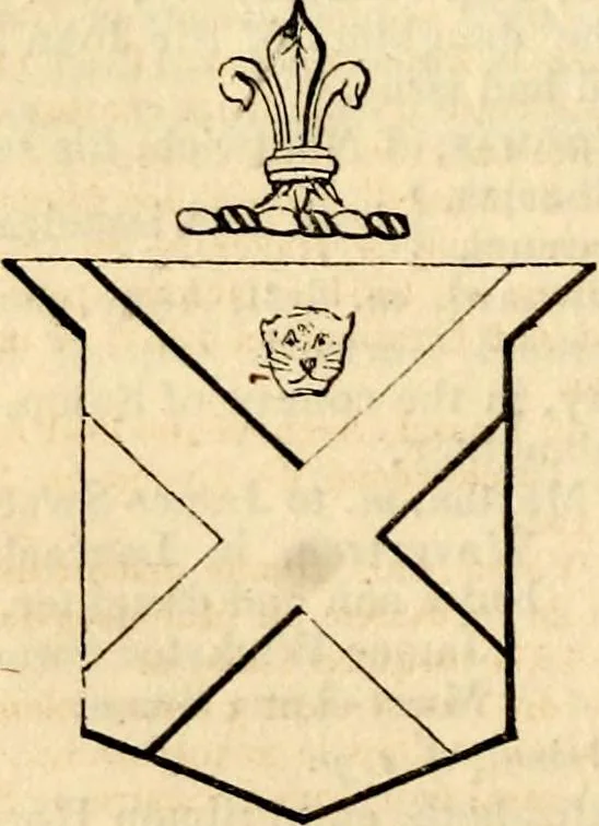 An illustration from A genealogical and heraldic history of the landed gentry ; or, Commoners of Great Britain and Ireland enjoying territorial possessions or high official rank : but uninvested with heritable honours, 1837, leaf 522