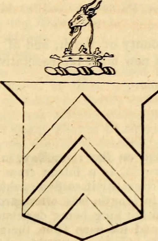 An illustration from A genealogical and heraldic history of the landed gentry ; or, Commoners of Great Britain and Ireland enjoying territorial possessions or high official rank : but uninvested with heritable honours, 1837, leaf 527
