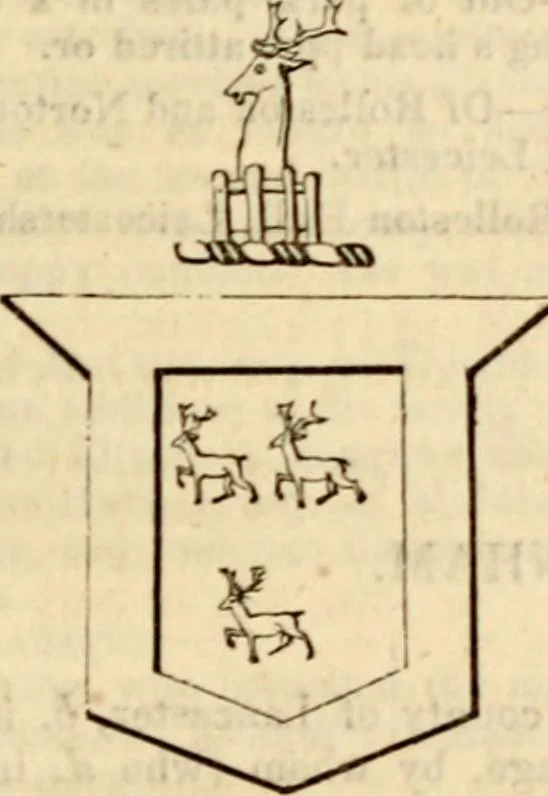 An illustration from A genealogical and heraldic history of the landed gentry ; or, Commoners of Great Britain and Ireland enjoying territorial possessions or high official rank : but uninvested with heritable honours, 1837, leaf 545