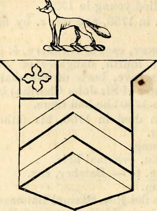 An illustration from A genealogical and heraldic history of the landed gentry ; or, Commoners of Great Britain and Ireland enjoying territorial possessions or high official rank : but uninvested with heritable honours, 1837, leaf 550