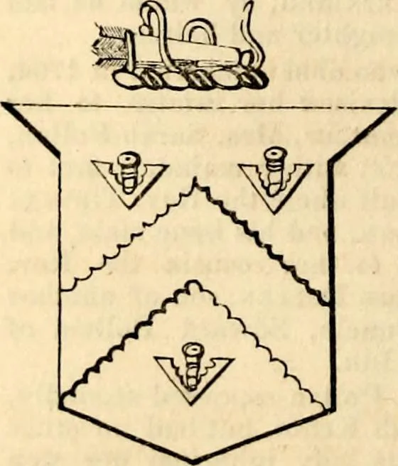 An illustration from A genealogical and heraldic history of the landed gentry ; or, Commoners of Great Britain and Ireland enjoying territorial possessions or high official rank : but uninvested with heritable honours, 1837, leaf 600