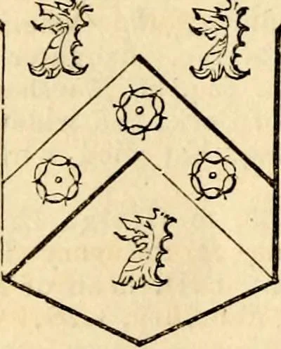 An illustration from A genealogical and heraldic history of the landed gentry ; or, Commoners of Great Britain and Ireland enjoying territorial possessions or high official rank : but uninvested with heritable honours, 1837, leaf 620