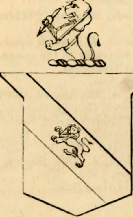 An illustration from A genealogical and heraldic history of the landed gentry ; or, Commoners of Great Britain and Ireland enjoying territorial possessions or high official rank : but uninvested with heritable honours, 1837, leaf 624