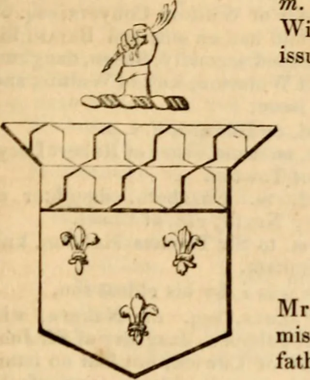 An illustration from A genealogical and heraldic history of the landed gentry ; or, Commoners of Great Britain and Ireland enjoying territorial possessions or high official rank : but uninvested with heritable honours, 1837, leaf 635
