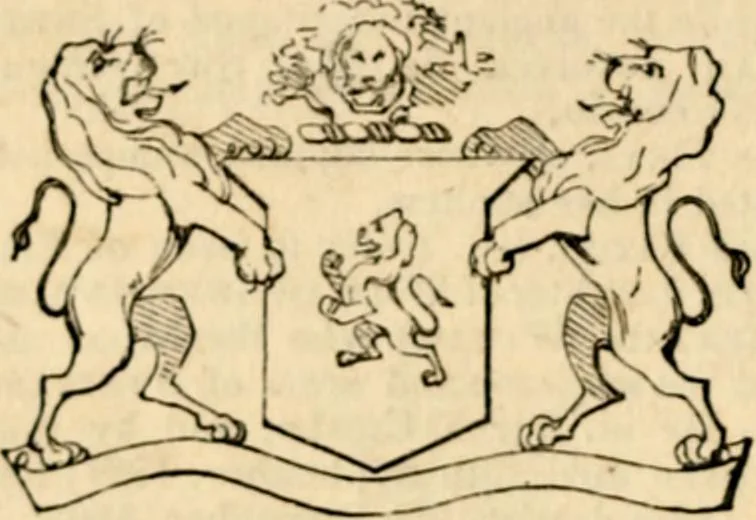 An illustration from A genealogical and heraldic history of the landed gentry ; or, Commoners of Great Britain and Ireland enjoying territorial possessions or high official rank : but uninvested with heritable honours, 1837, leaf 666