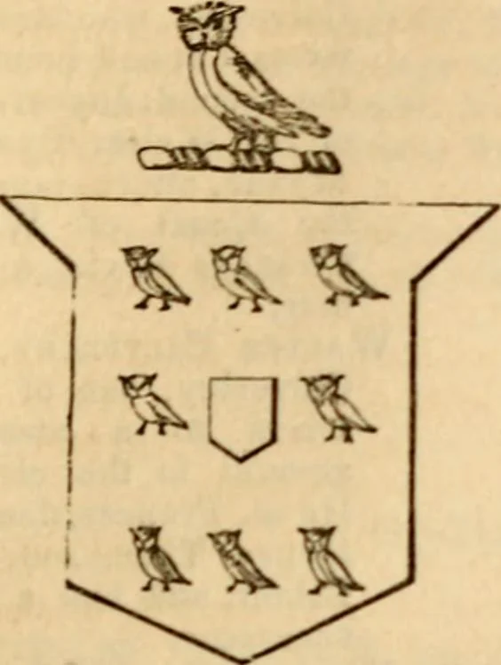 An illustration from A genealogical and heraldic history of the landed gentry ; or, Commoners of Great Britain and Ireland enjoying territorial possessions or high official rank : but uninvested with heritable honours, 1837, leaf 697