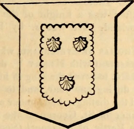 An illustration from A genealogical and heraldic history of the landed gentry ; or, Commoners of Great Britain and Ireland enjoying territorial possessions or high official rank : but uninvested with heritable honours, 1837, leaf 81