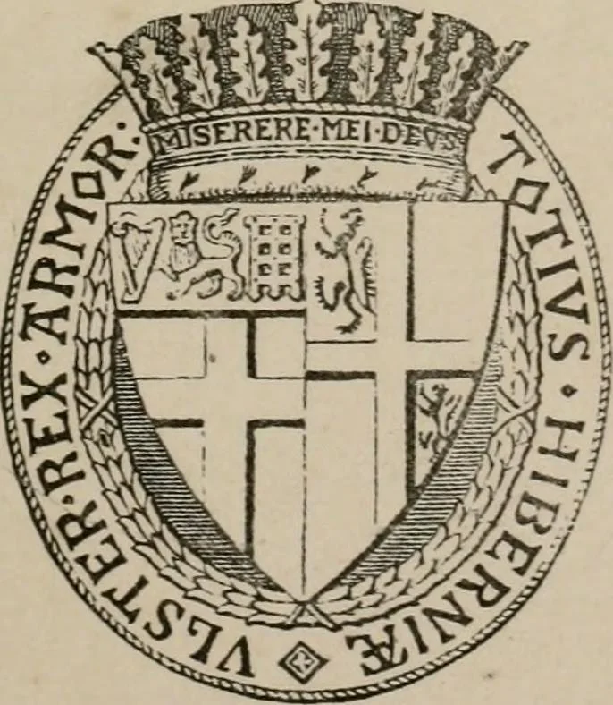 An illustration from A genealogical and heraldic history of the landed gentry of Great Britain & Ireland, 1879, leaf 7