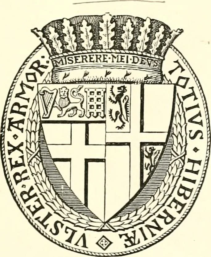 An illustration from A genealogical and heraldic history of the landed gentry of Great Britain & Ireland, 1894, leaf 5