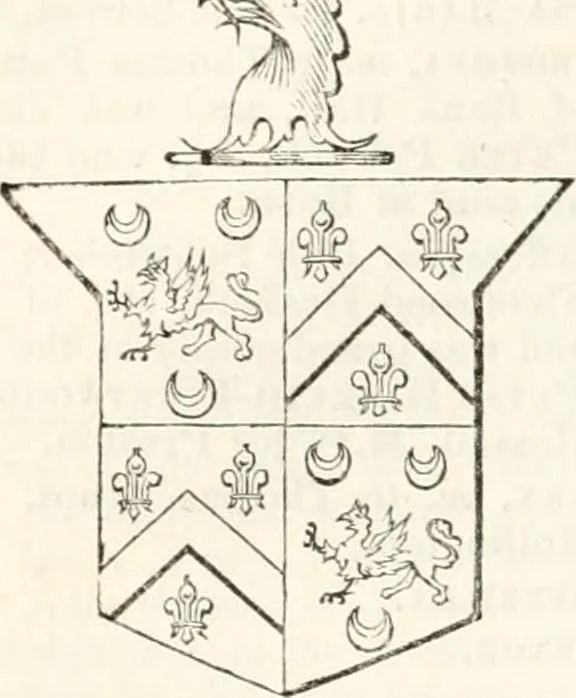 An illustration from A genealogical and heraldic history of the commoners of Great Britain and Ireland, enjoying territorial possessions or high official rank; but univested with heritable honours, 1838, leaf 109