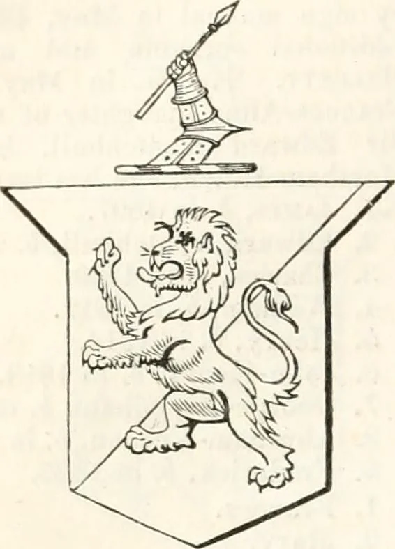 An illustration from A genealogical and heraldic history of the commoners of Great Britain and Ireland, enjoying territorial possessions or high official rank; but univested with heritable honours, 1838, leaf 111