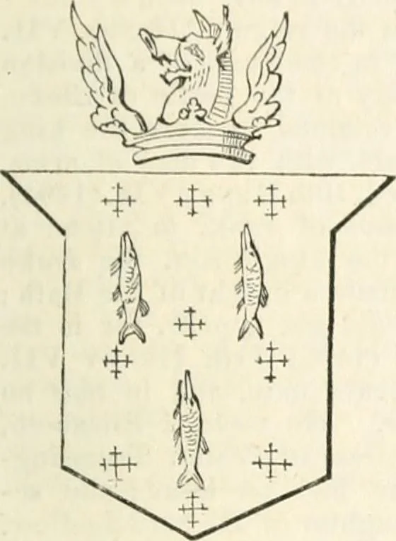 An illustration from A genealogical and heraldic history of the commoners of Great Britain and Ireland, enjoying territorial possessions or high official rank; but univested with heritable honours, 1838, leaf 120