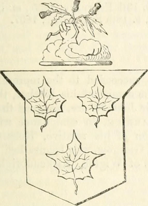 An illustration from A genealogical and heraldic history of the commoners of Great Britain and Ireland, enjoying territorial possessions or high official rank; but univested with heritable honours, 1838, leaf 124
