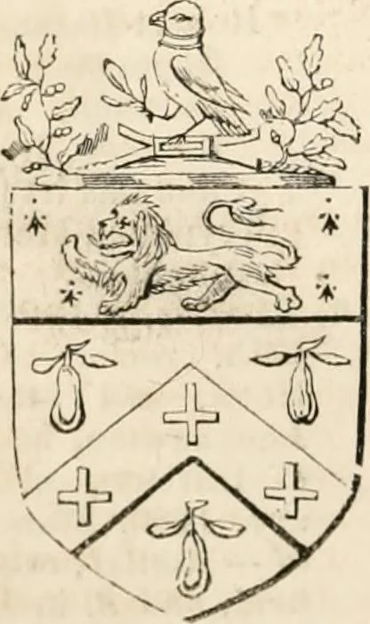 An illustration from A genealogical and heraldic history of the commoners of Great Britain and Ireland, enjoying territorial possessions or high official rank; but univested with heritable honours, 1838, leaf 17