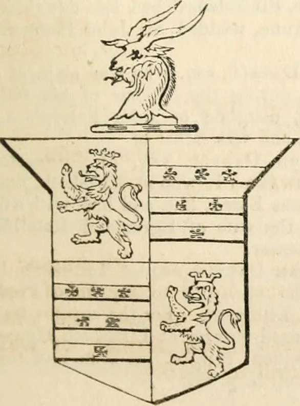 An illustration from A genealogical and heraldic history of the commoners of Great Britain and Ireland, enjoying territorial possessions or high official rank; but univested with heritable honours, 1838, leaf 170