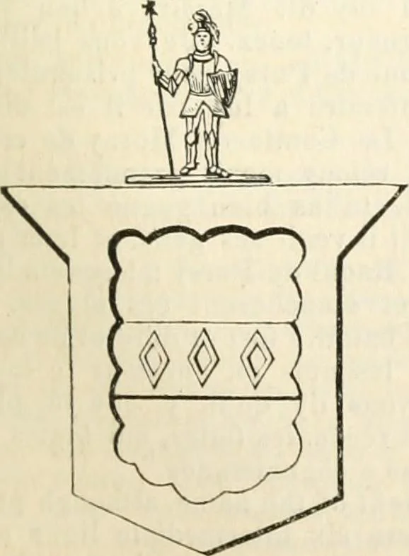 An illustration from A genealogical and heraldic history of the commoners of Great Britain and Ireland, enjoying territorial possessions or high official rank; but univested with heritable honours, 1838, leaf 196