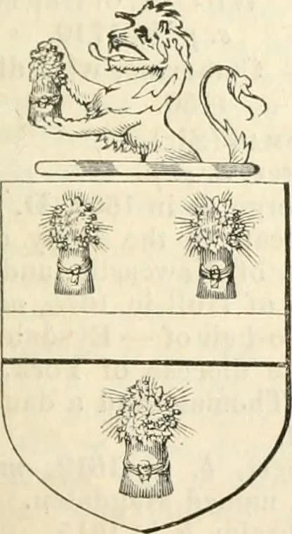 An illustration from A genealogical and heraldic history of the commoners of Great Britain and Ireland, enjoying territorial possessions or high official rank; but univested with heritable honours, 1838, leaf 230