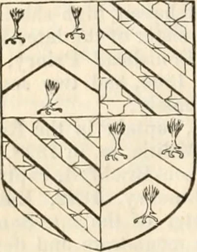 An illustration from A genealogical and heraldic history of the commoners of Great Britain and Ireland, enjoying territorial possessions or high official rank; but univested with heritable honours, 1838, leaf 265