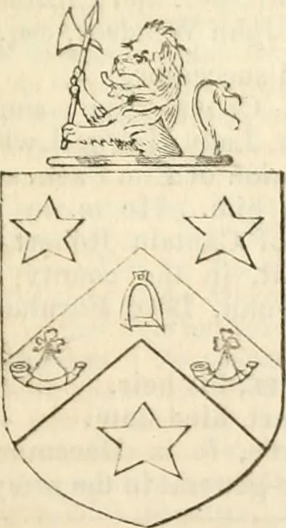 An illustration from A genealogical and heraldic history of the commoners of Great Britain and Ireland, enjoying territorial possessions or high official rank; but univested with heritable honours, 1838, leaf 270
