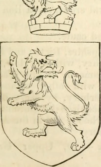 An illustration from A genealogical and heraldic history of the commoners of Great Britain and Ireland, enjoying territorial possessions or high official rank; but univested with heritable honours, 1838, leaf 278