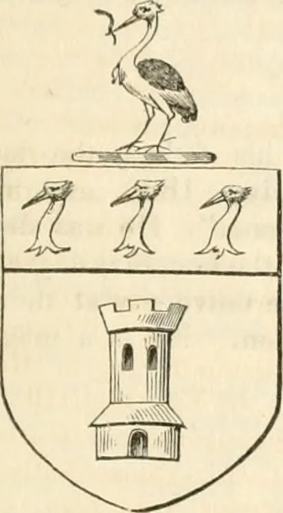 An illustration from A genealogical and heraldic history of the commoners of Great Britain and Ireland, enjoying territorial possessions or high official rank; but univested with heritable honours, 1838, leaf 280