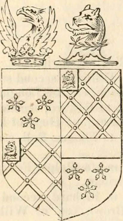 An illustration from A genealogical and heraldic history of the commoners of Great Britain and Ireland, enjoying territorial possessions or high official rank; but univested with heritable honours, 1838, leaf 281