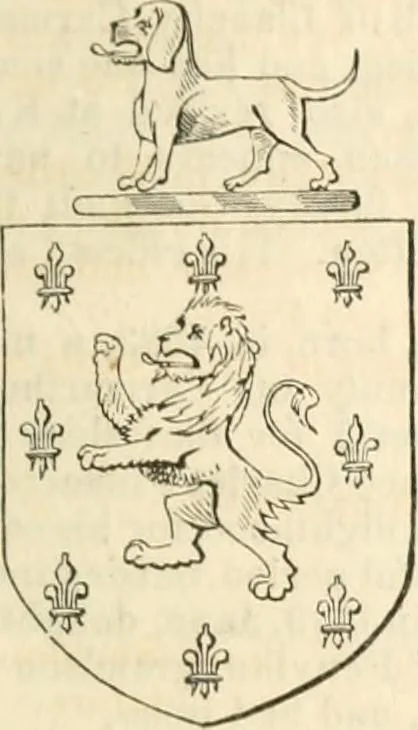 An illustration from A genealogical and heraldic history of the commoners of Great Britain and Ireland, enjoying territorial possessions or high official rank; but univested with heritable honours, 1838, leaf 288