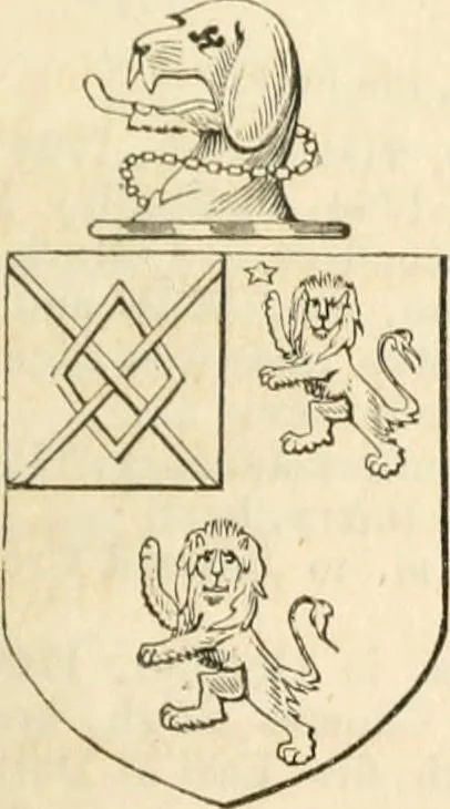 An illustration from A genealogical and heraldic history of the commoners of Great Britain and Ireland, enjoying territorial possessions or high official rank; but univested with heritable honours, 1838, leaf 290