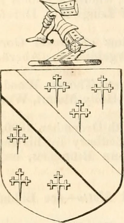 An illustration from A genealogical and heraldic history of the commoners of Great Britain and Ireland, enjoying territorial possessions or high official rank; but univested with heritable honours, 1838, leaf 311