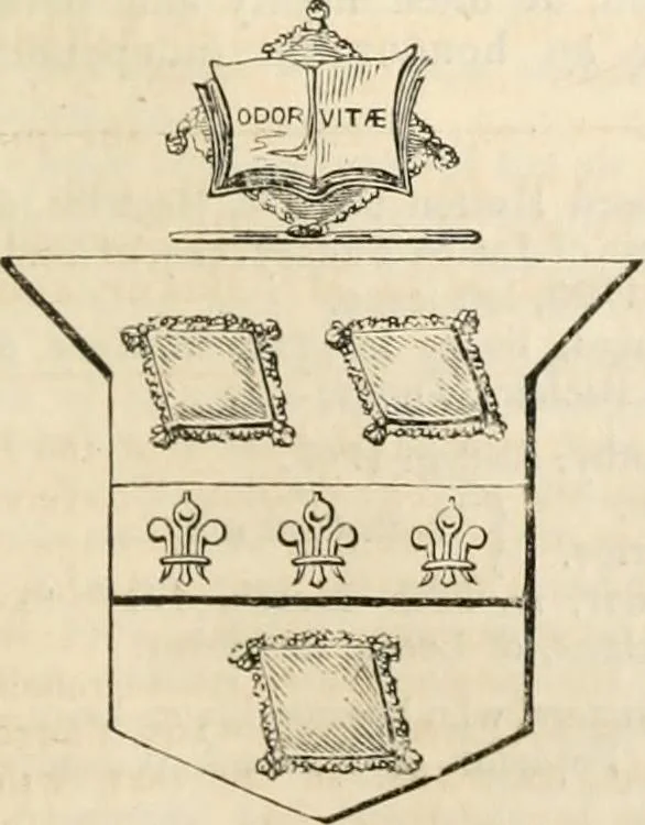 An illustration from A genealogical and heraldic history of the commoners of Great Britain and Ireland, enjoying territorial possessions or high official rank; but univested with heritable honours, 1838, leaf 326