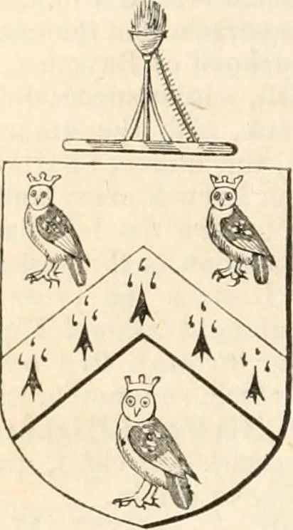 An illustration from A genealogical and heraldic history of the commoners of Great Britain and Ireland, enjoying territorial possessions or high official rank; but univested with heritable honours, 1838, leaf 335
