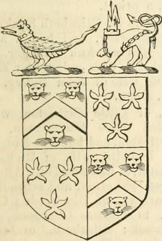 An illustration from A genealogical and heraldic history of the commoners of Great Britain and Ireland, enjoying territorial possessions or high official rank; but univested with heritable honours, 1838, leaf 362