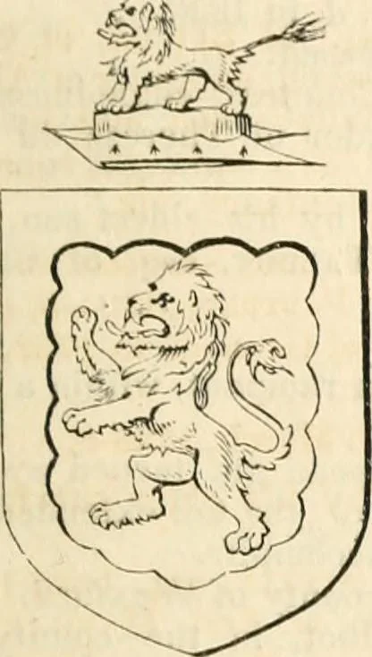 An illustration from A genealogical and heraldic history of the commoners of Great Britain and Ireland, enjoying territorial possessions or high official rank; but univested with heritable honours, 1838, leaf 382
