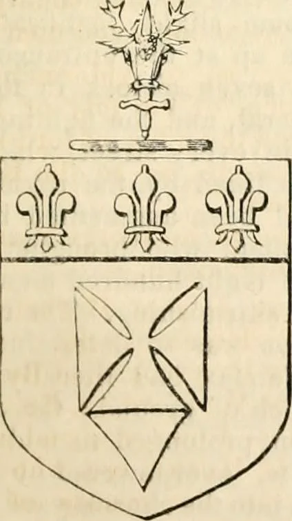 An illustration from A genealogical and heraldic history of the commoners of Great Britain and Ireland, enjoying territorial possessions or high official rank; but univested with heritable honours, 1838, leaf 390