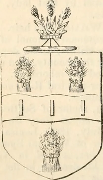 An illustration from A genealogical and heraldic history of the commoners of Great Britain and Ireland, enjoying territorial possessions or high official rank; but univested with heritable honours, 1838, leaf 443