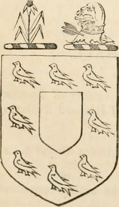 An illustration from A genealogical and heraldic history of the commoners of Great Britain and Ireland, enjoying territorial possessions or high official rank; but univested with heritable honours, 1838, leaf 461