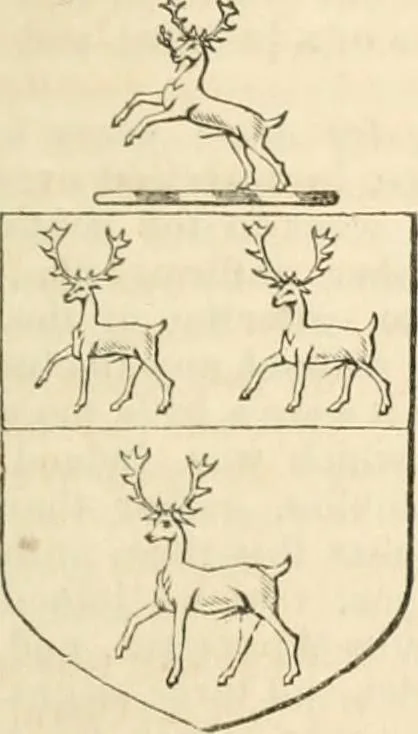 An illustration from A genealogical and heraldic history of the commoners of Great Britain and Ireland, enjoying territorial possessions or high official rank; but univested with heritable honours, 1838, leaf 480