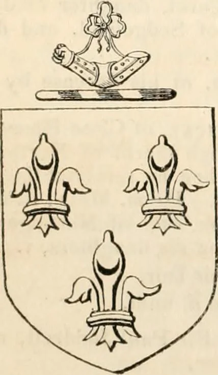 An illustration from A genealogical and heraldic history of the commoners of Great Britain and Ireland, enjoying territorial possessions or high official rank; but univested with heritable honours, 1838, leaf 523