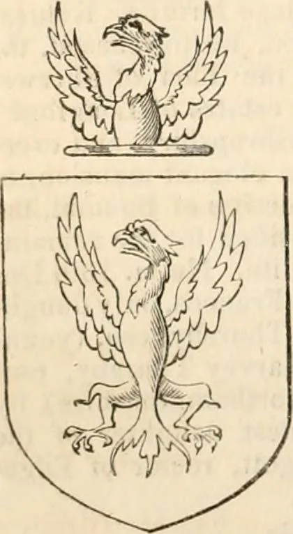 An illustration from A genealogical and heraldic history of the commoners of Great Britain and Ireland, enjoying territorial possessions or high official rank; but univested with heritable honours, 1838, leaf 531