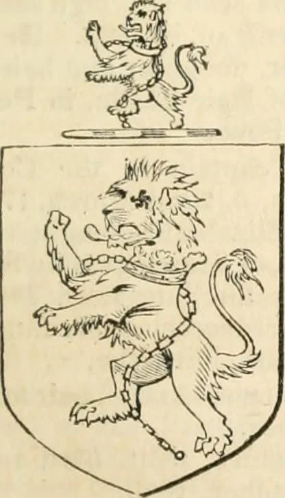 An illustration from A genealogical and heraldic history of the commoners of Great Britain and Ireland, enjoying territorial possessions or high official rank; but univested with heritable honours, 1838, leaf 534