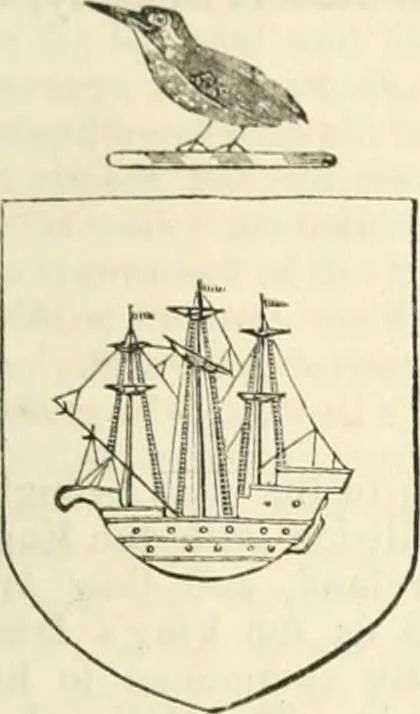An illustration from A genealogical and heraldic history of the commoners of Great Britain and Ireland, enjoying territorial possessions or high official rank; but univested with heritable honours, 1838, leaf 556